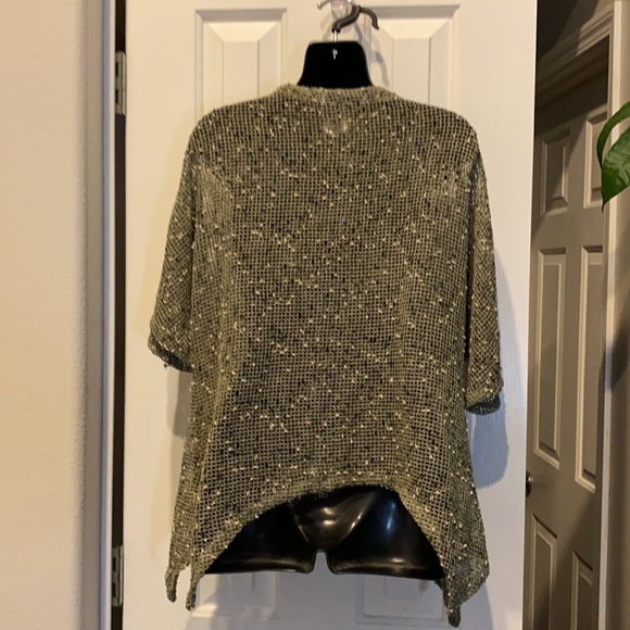 Chico’s green sharkbite cardigan - Picture 4 of 4